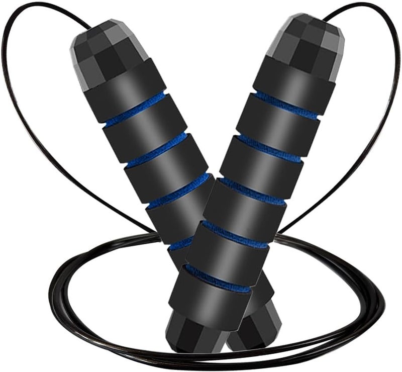 SPLASHGRIP Jump Rope, Adjustable Jump Ropes for Fitness for Women Men and Kids Tangle-Free Rapid Speed Jumping Rope Cable with Ball Bearings Exercise&Slim Body at Home School Gym - Image 1